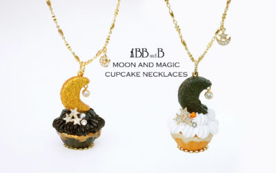 Moon and Magic Cupcake Necklaces