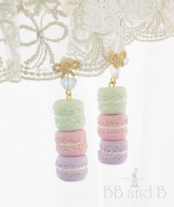 Macaron Treat Tower Earrings