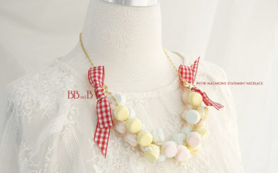 Petite Macarons Statement Necklace