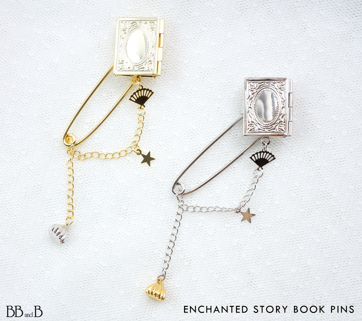 Enchanted Story Book Pins