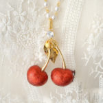 Luscious Cherries Necklace - Fake Sweets Clay Jewelry Necklace