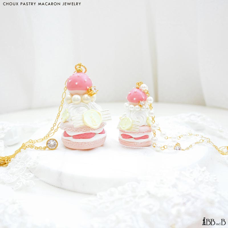 Choux Pastry Macaron Jewelry Fake Sweets Confectionary Jewelry