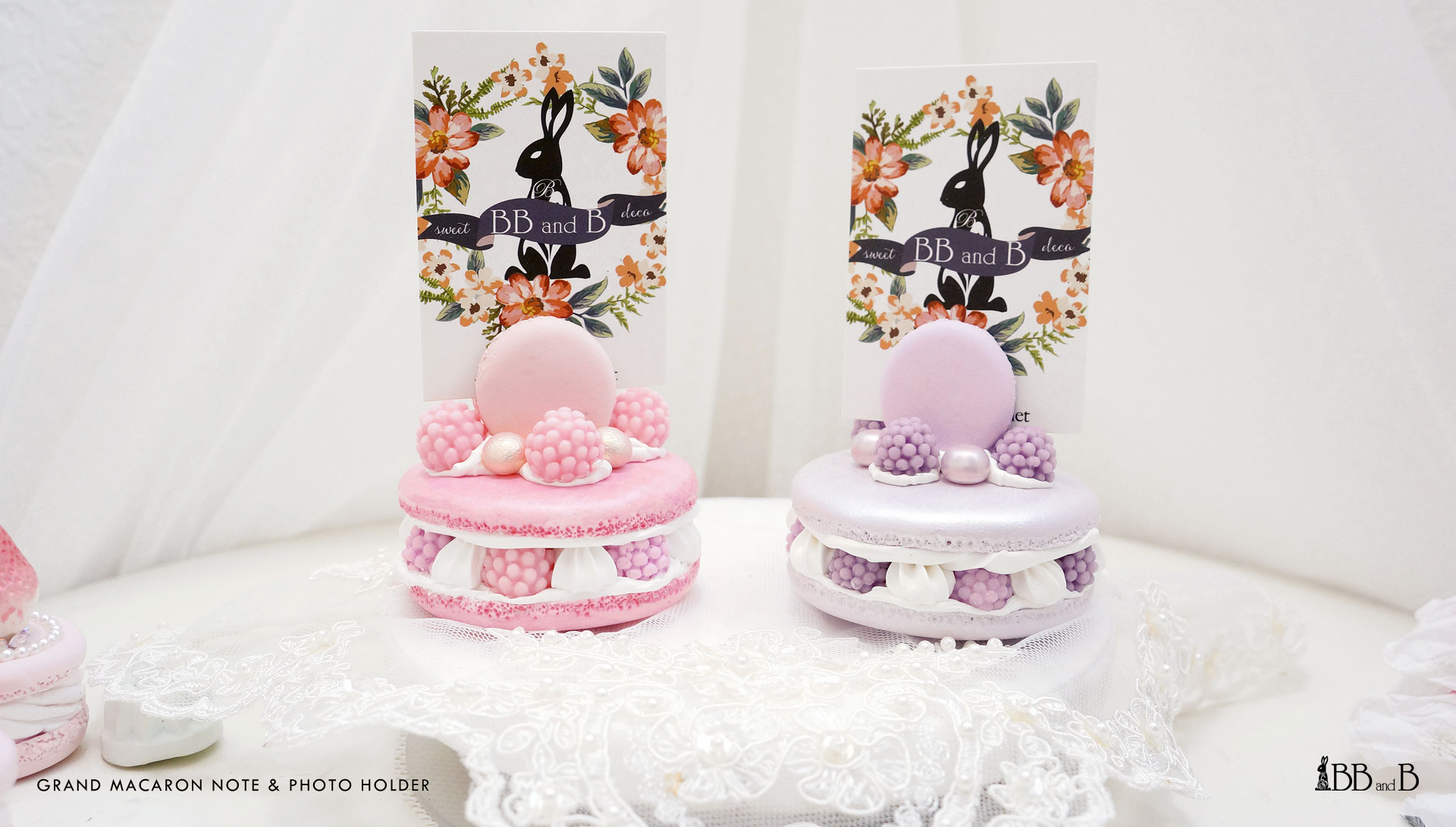 Grand Macaron Note Photo Holder Fake Sweets Confectionary Jewelry Grand Macaron Note Photo Holder Fake Sweets Confectionary Jewelry
