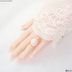 Eau de Macarons Fake Sweets Macaron Ring Jewelry