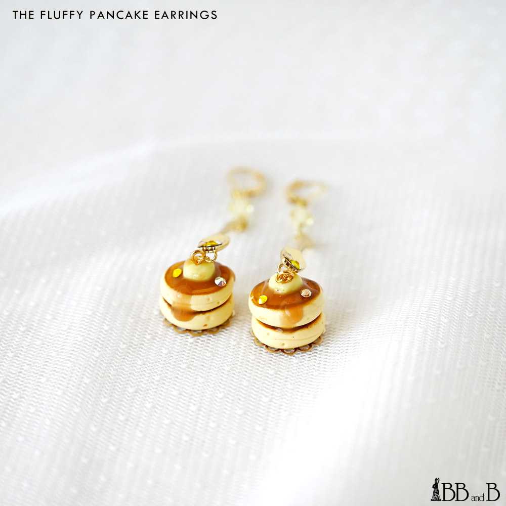 Fluffy Pancakes Earrings