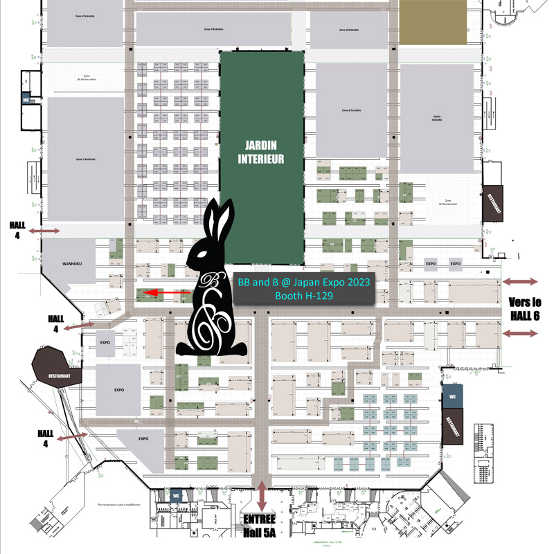 Japan Expo 2023 Booth Location Full Map