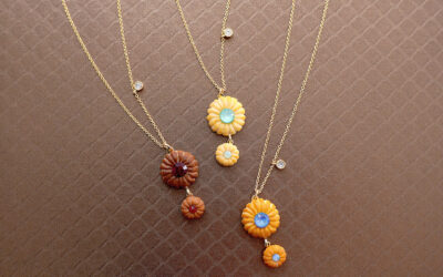 Petite Sunflower Spritz Cookies